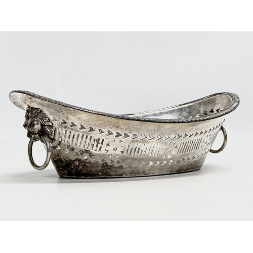 425 - A Sharman O’Neill silver plated serving tray. Together with a Late 19th/Early 20th Century pieces si... 