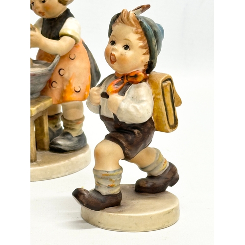 807 - 6 West German Goebel Pottery figurines.