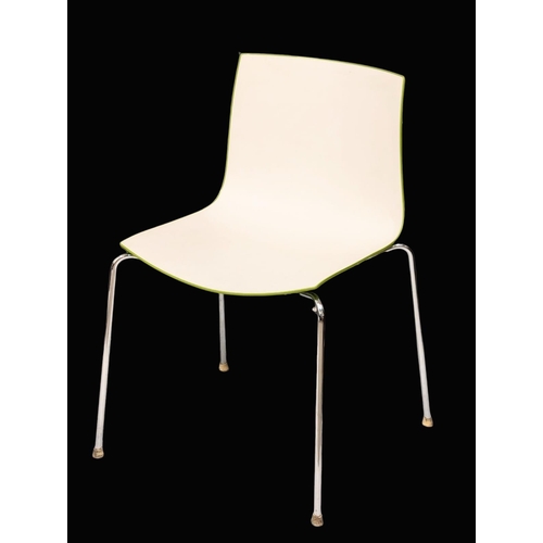 347 - Lievore Altherr Molina. Set of 4 Italian “Catifa 46” stacking chairs, designed by Lievore Altherr Mo... 