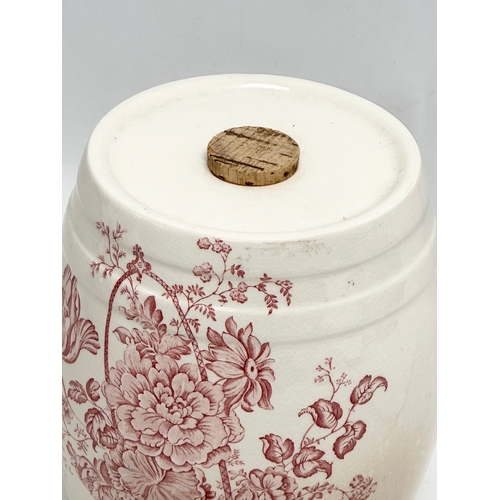 918 - A Mid 20th Century Crown Devon Fieldings barrel dispenser. 15x21x20cm