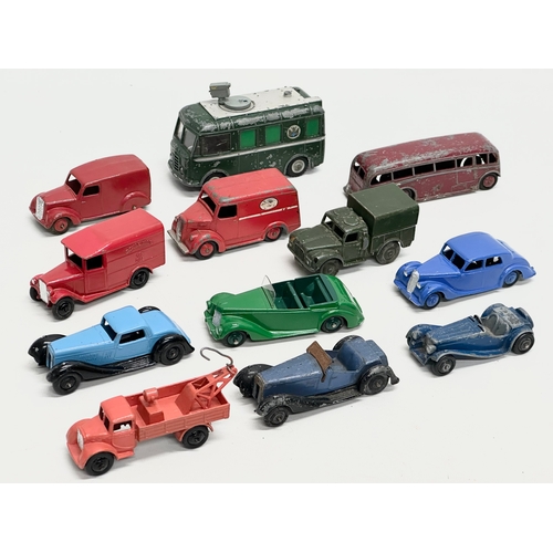 765 - A collection of vintage Dinky cars.