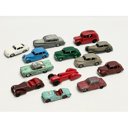 767 - A collection of vintage Dinky cars.