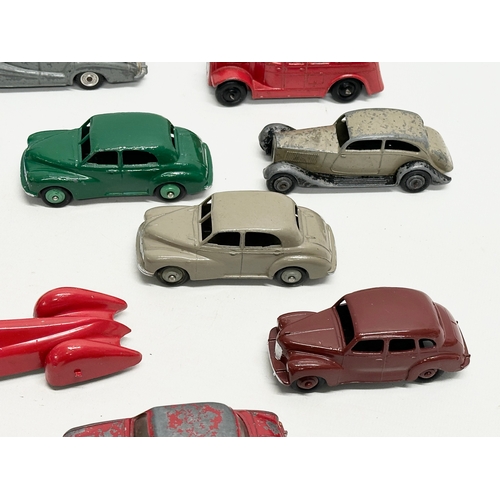 767 - A collection of vintage Dinky cars.