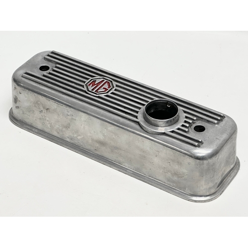 505B - A vintage MGB rocker cover. 38x13x10cm