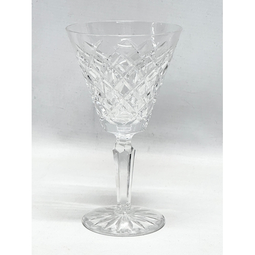 418 - A set of 7 large Waterford Crystal “Tyrone” 10x17.5cm.