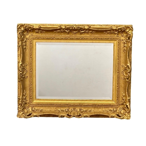 108 - A good quality 19th Century Victorian gilt framed mirror. 88.5x73.5cm