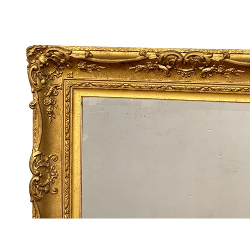 108 - A good quality 19th Century Victorian gilt framed mirror. 88.5x73.5cm