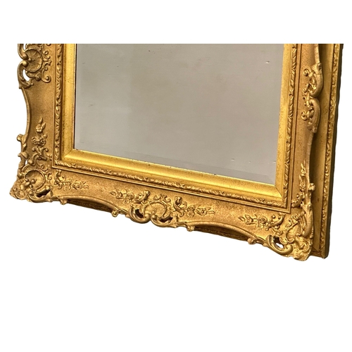 108 - A good quality 19th Century Victorian gilt framed mirror. 88.5x73.5cm