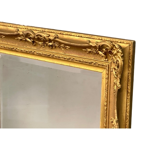 108 - A good quality 19th Century Victorian gilt framed mirror. 88.5x73.5cm