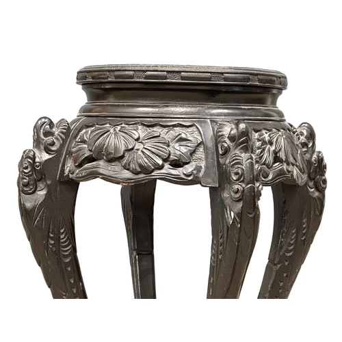 73A - An Early 20th Century Chinese jardiniere stand 44x62.5cm.