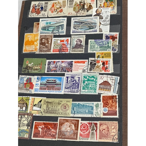 712H - A collection of vintage Russian stamps.