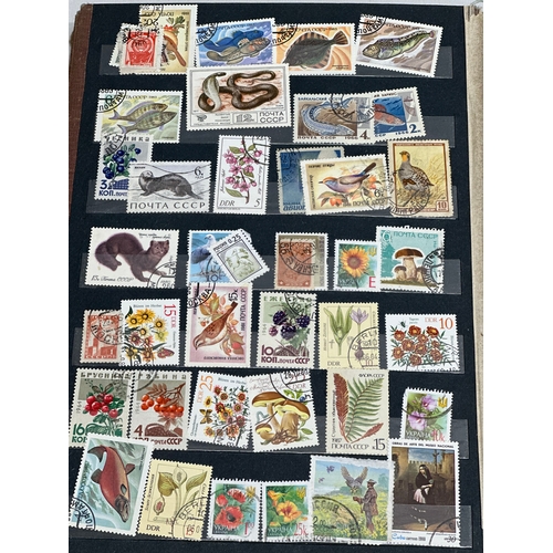 712H - A collection of vintage Russian stamps.