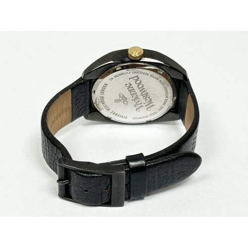 600A - A Vivienne Westwood watch with box.