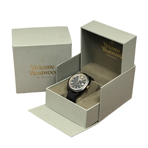 600A - A Vivienne Westwood watch with box.