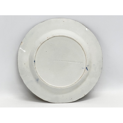 123 - Mason’s “Old School House” An Early 19th Century Mason’s Patent Ironstone China plate. In the Old Sc... 