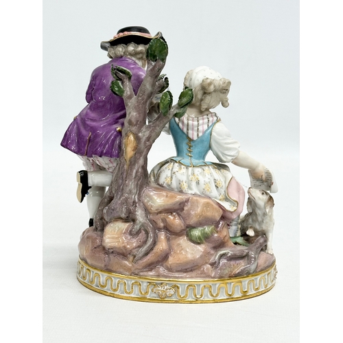 20 - Meissen Group of Summer. A Late 19th Century “Summer” figurine by Meissen. From the 4 Seasons Series... 