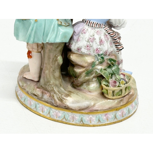 21 - Meissen Spring Season. A Late 19th/Early 20th Century Meissen “Spring” figurine. From the 4 Seasons.... 