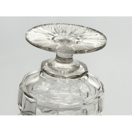 161 - An Early 19th Century Irish Regency Period glass bowl. Circa 1810. 11x12cm.