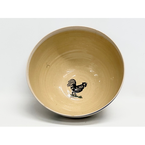 326 - Nicholas Moss and Emma Bridgewater. A large Nicholas Moss Pottery mixing bowl 27x14cm. 3 Nicholas Mo... 