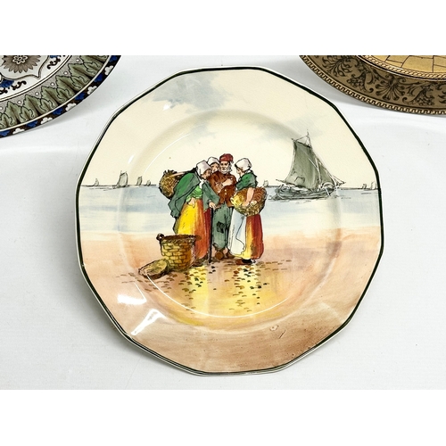 554 - Royal Doulton and Wedgwood collectors plates. Early 20th Century. Wedgwood Fairyland Lustre Series “... 