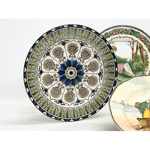 554 - Royal Doulton and Wedgwood collectors plates. Early 20th Century. Wedgwood Fairyland Lustre Series “... 