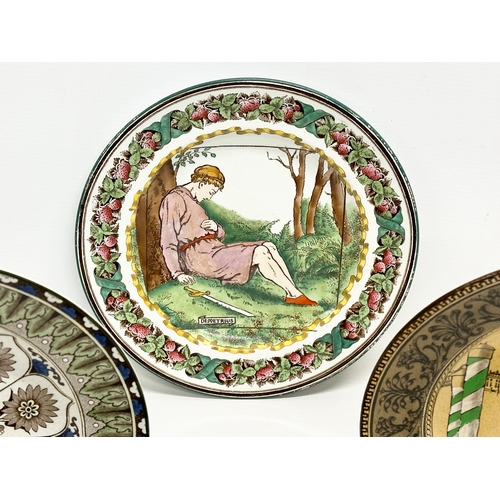 554 - Royal Doulton and Wedgwood collectors plates. Early 20th Century. Wedgwood Fairyland Lustre Series “... 