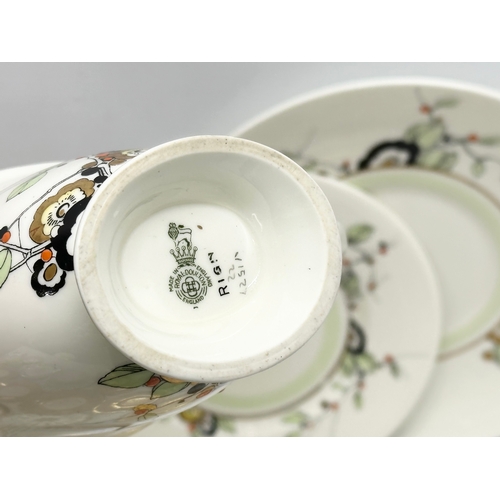 233 - A good collection of 19th and 20th Century saucers, sandwich plates and tea cups. Royal Crown Derby ... 