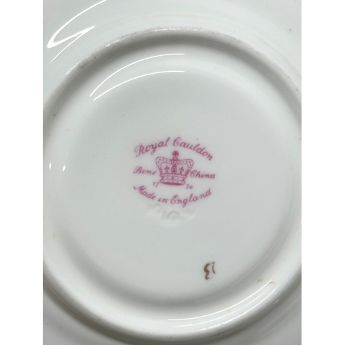 233 - A good collection of 19th and 20th Century saucers, sandwich plates and tea cups. Royal Crown Derby ... 