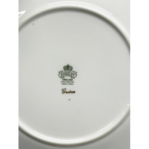 233 - A good collection of 19th and 20th Century saucers, sandwich plates and tea cups. Royal Crown Derby ... 