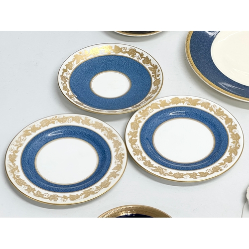 233 - A good collection of 19th and 20th Century saucers, sandwich plates and tea cups. Royal Crown Derby ... 