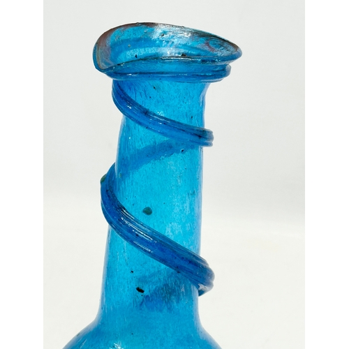 68 - A Clutha Glass style vase. In the manner of Christopher Dresser for James Couper & Sons. Probably Mi... 