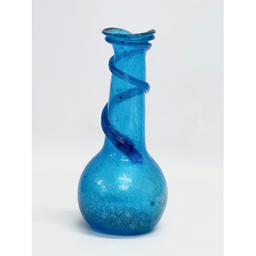 68 - A Clutha Glass style vase. In the manner of Christopher Dresser for James Couper & Sons. Probably Mi... 