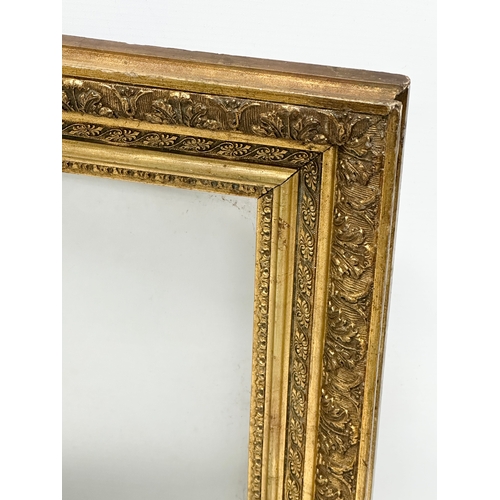 520 - 2 Late 19th Century Victorian gilt frames with original glass, together with a Late 19th Century pri... 