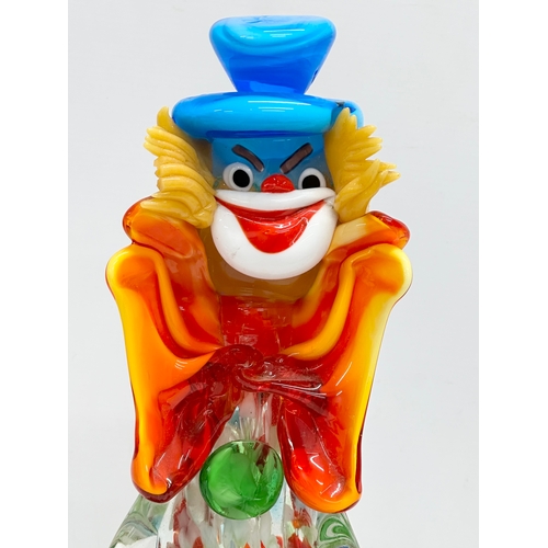 217 - A large Venetian Murano Glass clown. 41cm.