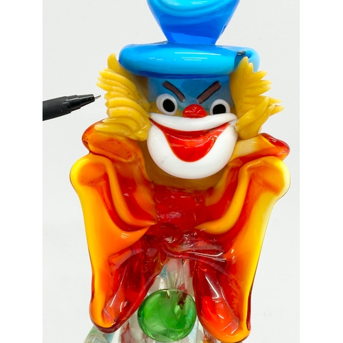 217 - A large Venetian Murano Glass clown. 41cm.