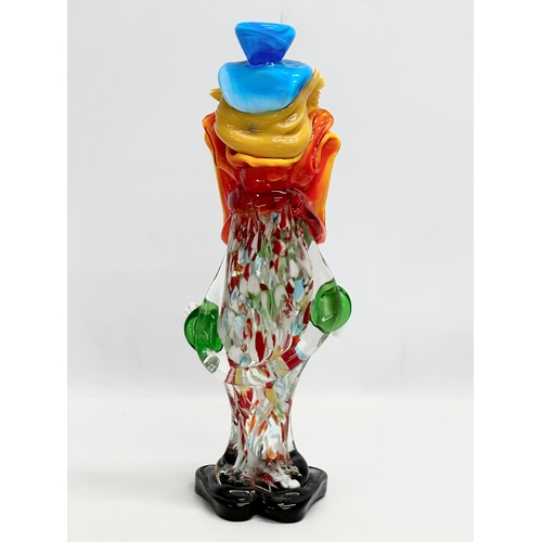 217 - A large Venetian Murano Glass clown. 41cm.