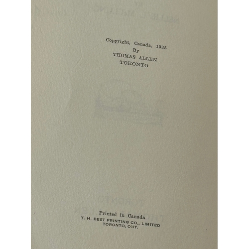 436 - A signed First Edition Clearing In The West, My Own Story. By Nellie L. McClung. An Irish Family in ... 