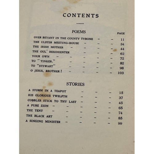 437 - First Edition. Lydia M. Foster. Tyrone Among The Bushes. 1933. Ulster Library for use of U.S.A troop... 