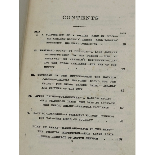 439 - 2 books about Lord Roberts. VC Irish Soldier. Leaders of Men. A Boy’s Life of Lord Roberts