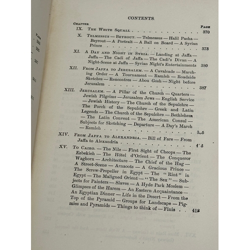 442 - William Makepeace Thackeray. The Paris Sketch Book Eastern Sketches The Irish Sketch Book. New York,... 