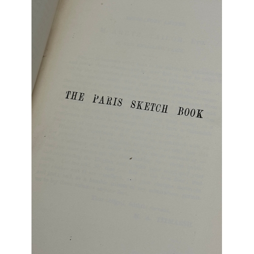 442 - William Makepeace Thackeray. The Paris Sketch Book Eastern Sketches The Irish Sketch Book. New York,... 