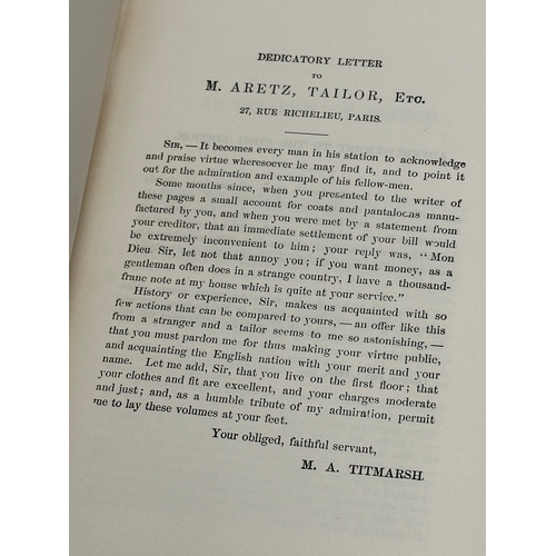 442 - William Makepeace Thackeray. The Paris Sketch Book Eastern Sketches The Irish Sketch Book. New York,... 