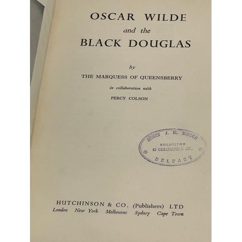 444 - The Marquess of Queensberry. Oscar Wilde and the Black Douglas. Reprinted January 1950. In Collabora... 