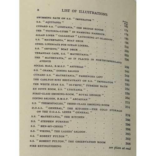 445 - Travelling Palaces, Luxury in Passengers Steamships by R. A. Fletcher. 1913. Published 1 year after ... 