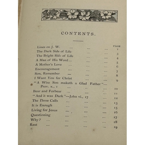 446 - A rare First Edition Gems of Love and Truth in Poem and Prose by L. Wylie. Belfast News Letter. 1897... 