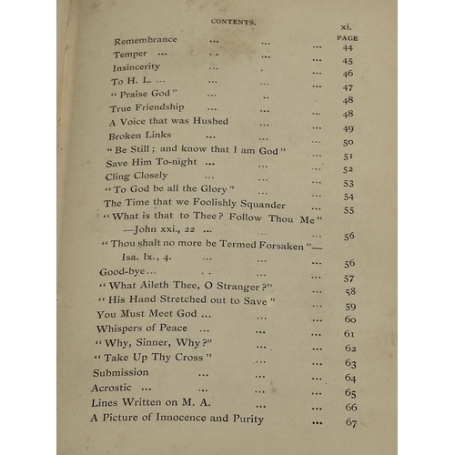 446 - A rare First Edition Gems of Love and Truth in Poem and Prose by L. Wylie. Belfast News Letter. 1897... 