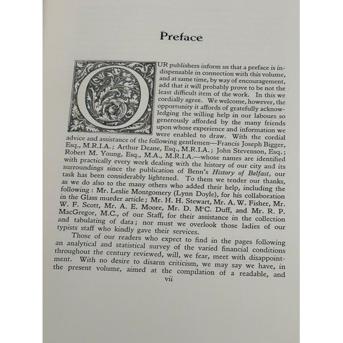 448 - Northern Banking Co Limited Belfast. 1824-1924. Presentation copy. With all prints. 1924.
