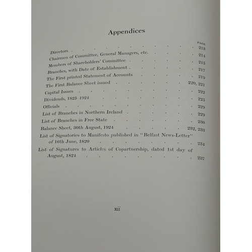 448 - Northern Banking Co Limited Belfast. 1824-1924. Presentation copy. With all prints. 1924.