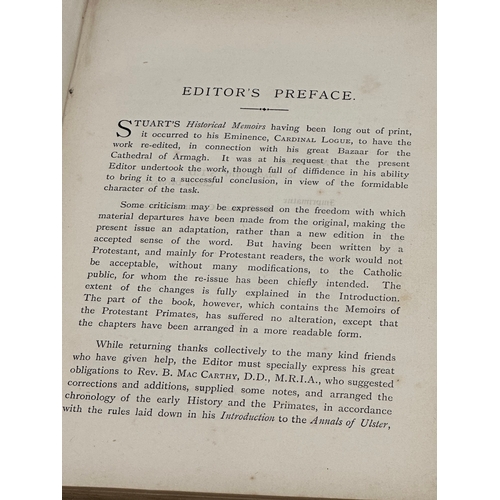 449 - James Stuart. Historical Memoirs of the City of Armagh. Dublin, 1900. New Edition.