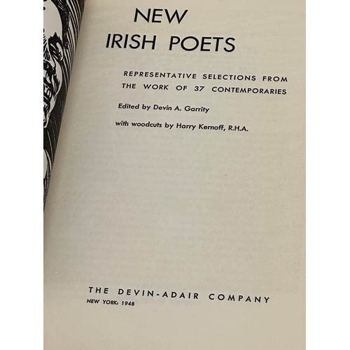 450 - New Irish Poems, New York 1948. 37 contemporary Irish poems with woodcuts by Harry Kernoff R.H.A.